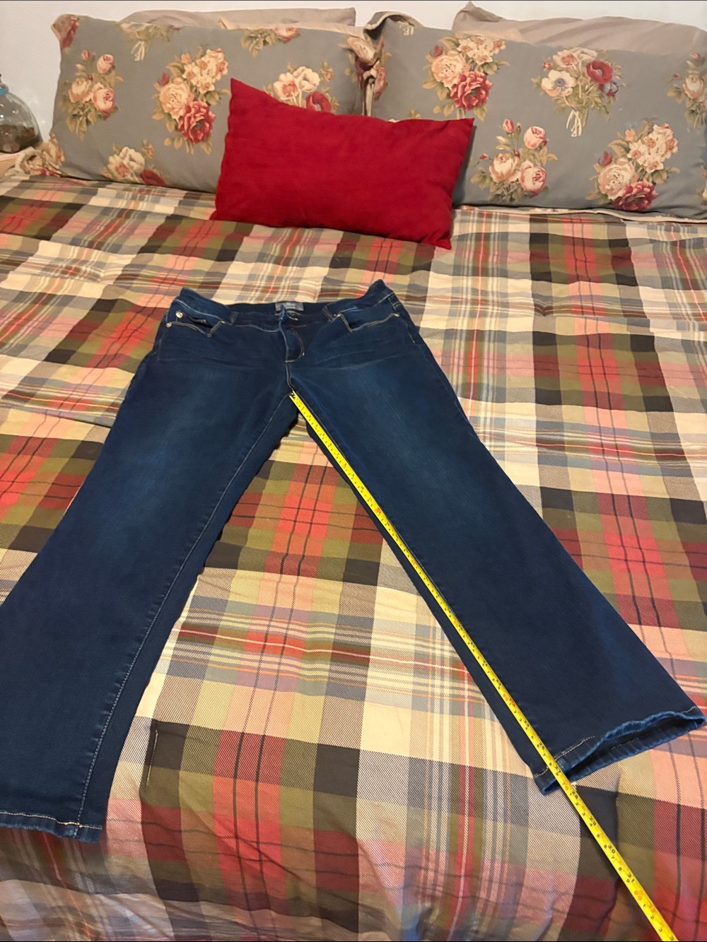 Chico's Dark Blue Flare Jeans